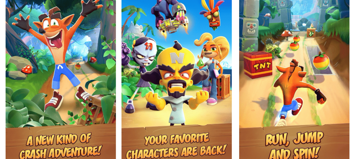 Crash Bandicoot: On the Run mobilní hra